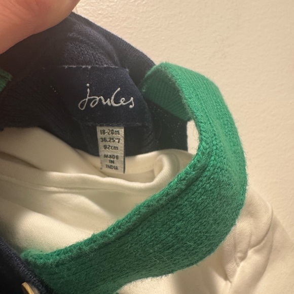 Joules 2 piece knit overall set NWOT - Picture 5 of 5